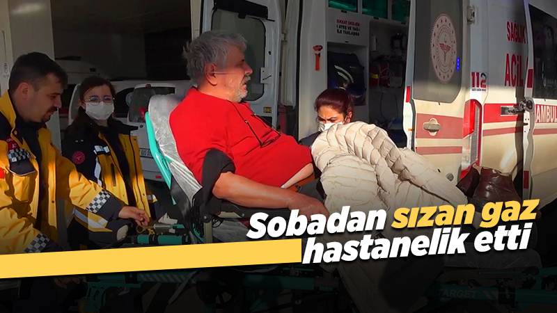 Sobadan sızan gaz hastanelik etti