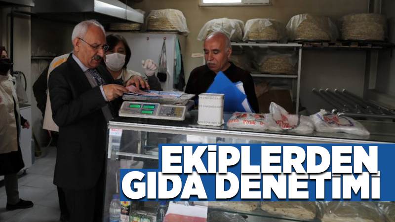 Ekiplerden gıda denetimi 