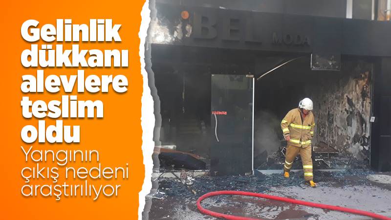 İş yerinde çıkan yangın korkuttu 