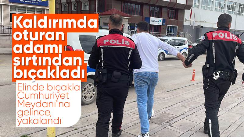 Bıçaklı kavgada bir kişi yaralandı