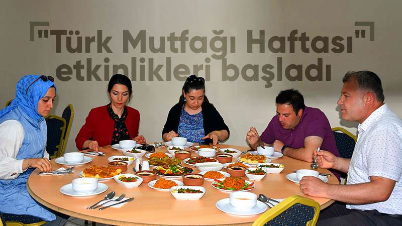  Kırıkkale'de "Türk Mutfağı Haftası" etkinlikleri başladı