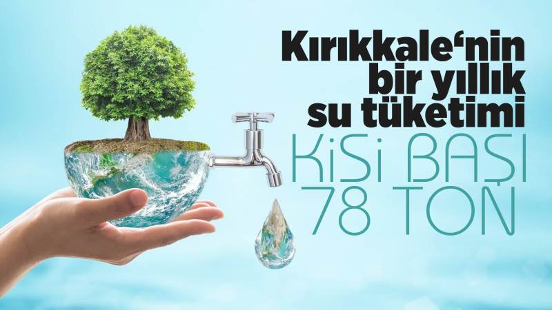 Yılda 22 milyon metreküp su tüketiyoruz 