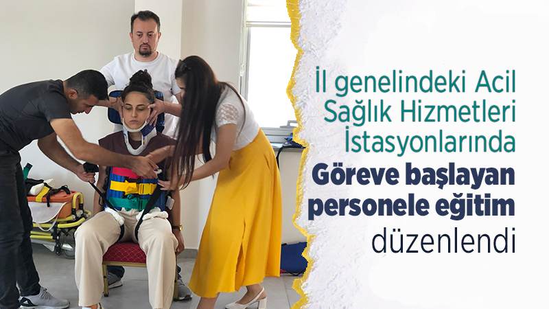 Göreve başlayan personele eğitim 