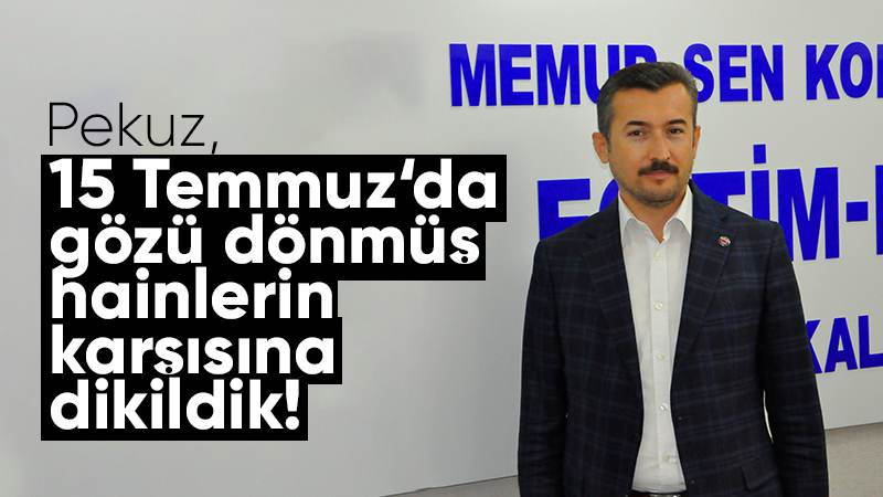 İmanla yazılan destan 15 Temmuz