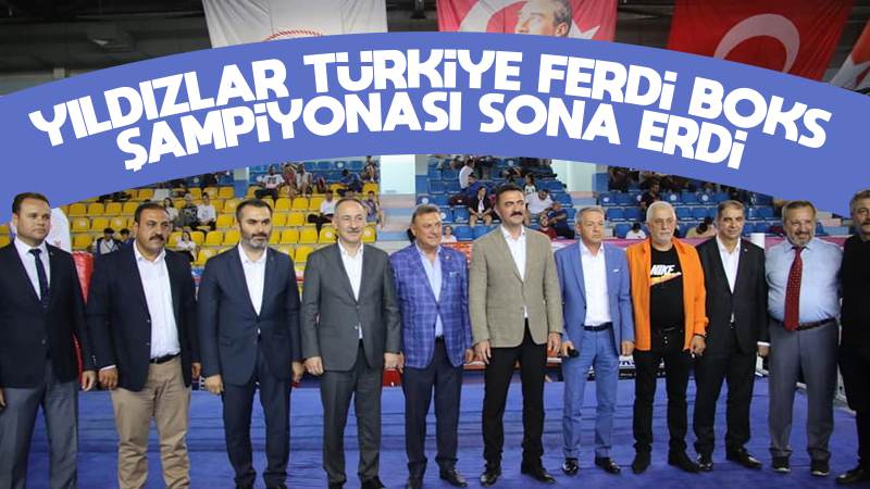 Yıldızlar Türkiye Ferdi Boks Şampiyonası sona erdi