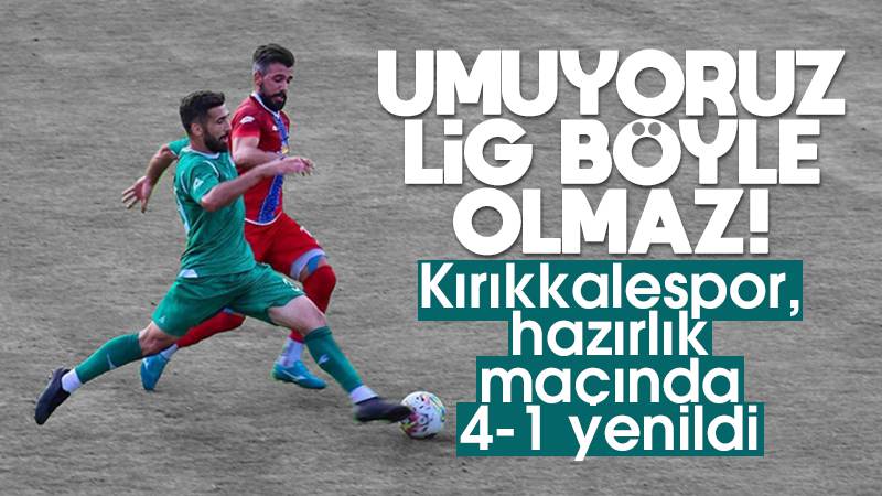 Hazırlık maçında farklı mağlubiyet 4-1