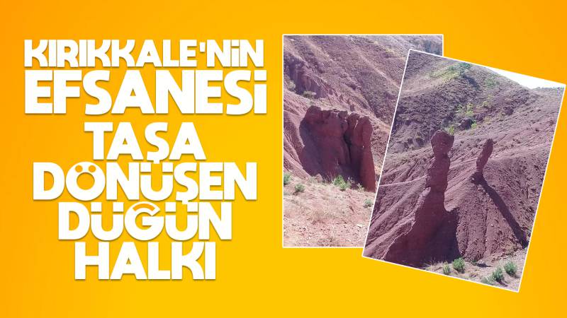 Taşa dönüşen düğün halkı