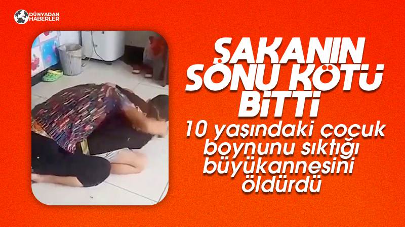 10 yaşındaki çocuk büyükannesini boğarak öldürdü