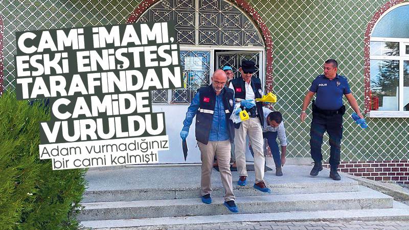 Eski eniştesi tarafından camide tabancayla vurulan imam yaralandı