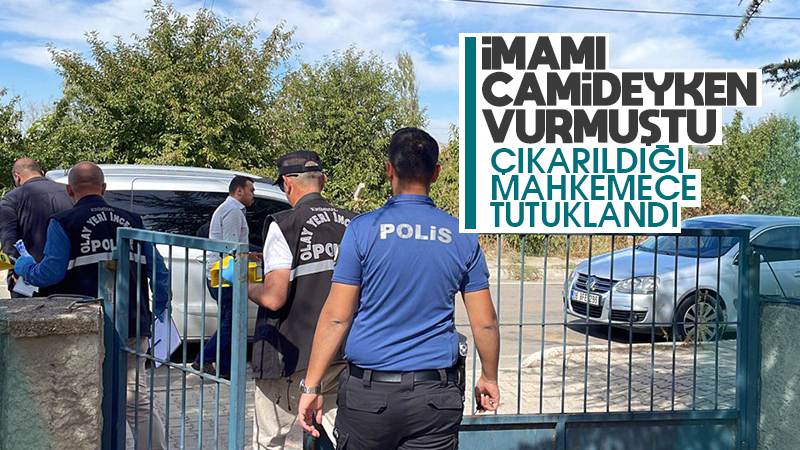 Camide imamı vuran zanlı tutuklandı!
