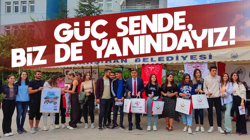 ‘Güç sende, biz de yanındayız’