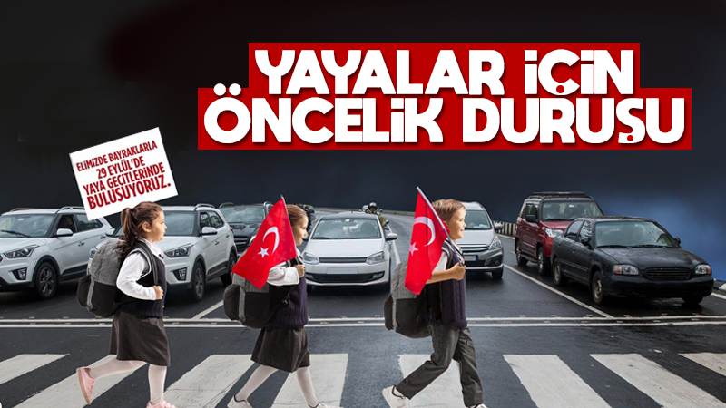 Yayalar için öncelik duruşu 