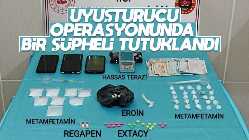 Uyuşturucu operasyonunda bir şüpheli tutuklandı