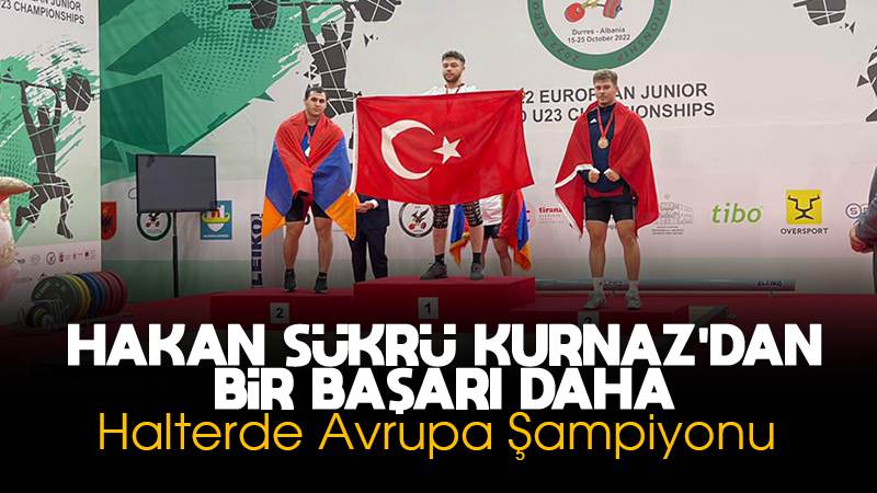 Hakan Şükrü Kurnaz’dan bir başarı daha 