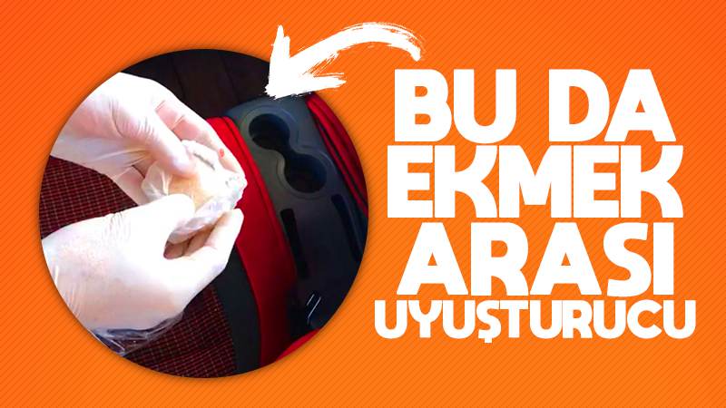 Kırıkkale'de sandviç arasına gizlenmiş uyuşturucu ele geçirildi