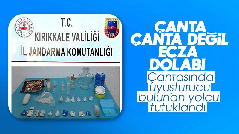 Çantasında uyuşturucu bulunan yolcu tutuklandı