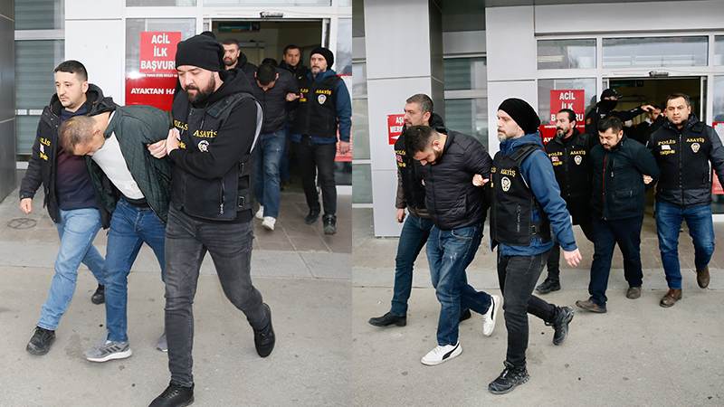 Eskişehir'de çiğ köftecide işlenen cinayetle ilgili 3 şüpheli adliyeye sevk edildi