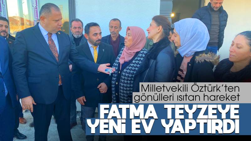 Milletvekili Öztürk’ten gönülleri ısıtan hareket 