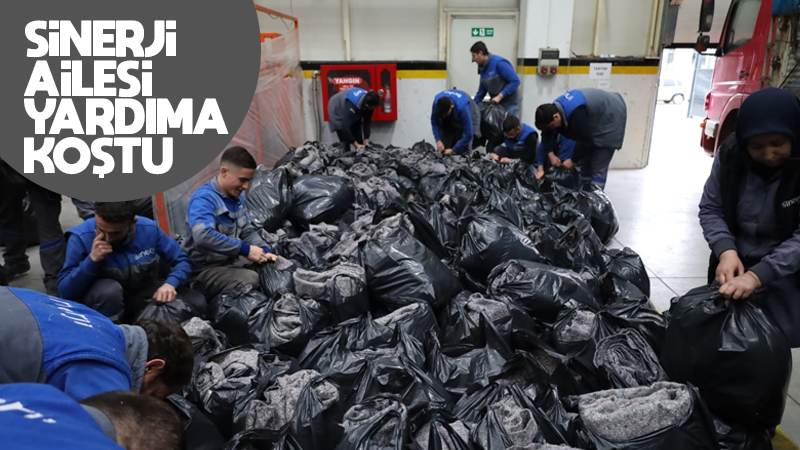 Sinerji ailesi yardıma koştu
