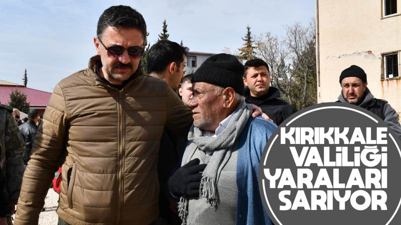 Kırıkkale Valiliği yaraları sarıyor 