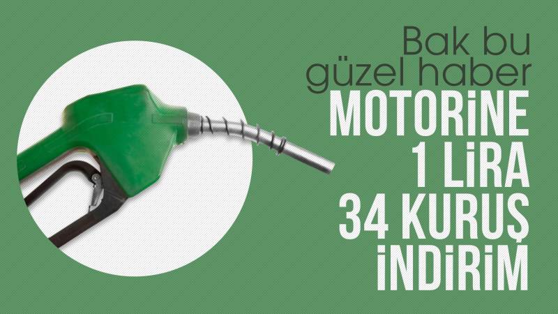 Motorine indirim geliyor