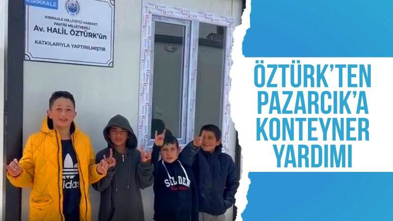 Yardımsever vekil Öztürk halkın gönlünü kazanıyor 