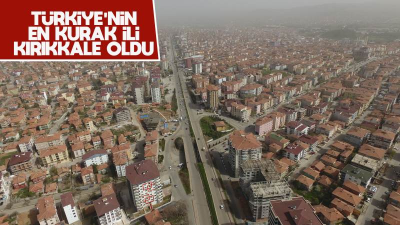 Türkiye’nin en kurak ili Kırıkkale oldu 