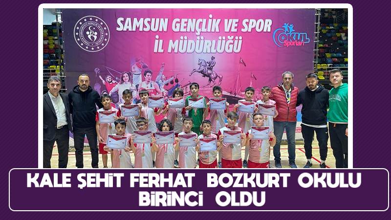 Kale Şehit Ferhat Bozkurt okulu birinci oldu 
