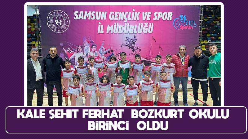Kale Şehit Ferhat Bozkurt okulu birinci oldu 