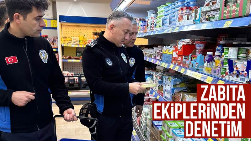Zabıta ekiplerinden denetim 