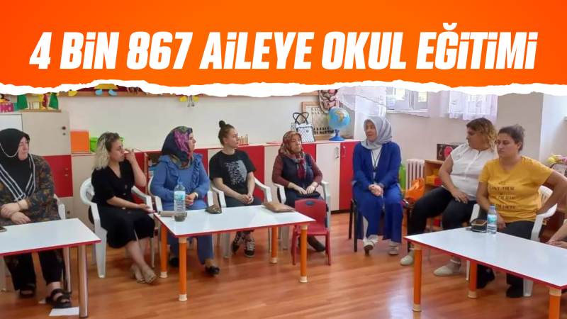 4 bin 867 aileye okul eğitimi 