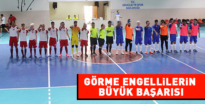Görme engellilerden başarı