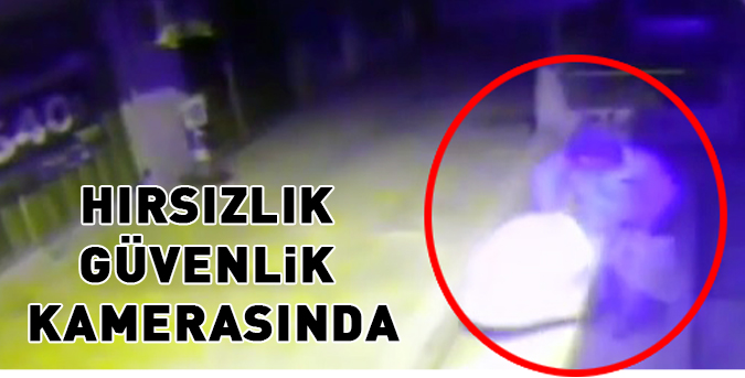 Hırsızlık güvenlik kamerasında
