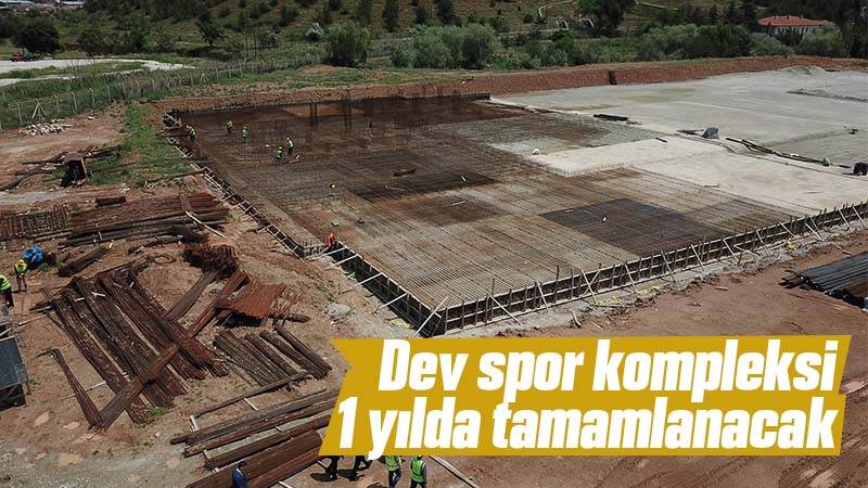 Dev spor kompleksi 1 yılda tamamlanacak  