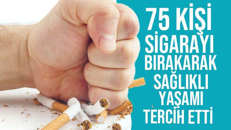 75 kişi sağlıklı yaşamı tercih etti 