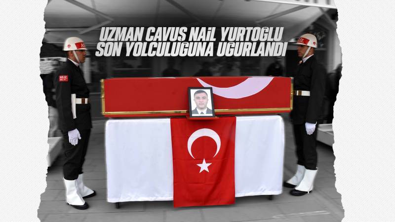 Uzman çavuş dualarla uğurlandı