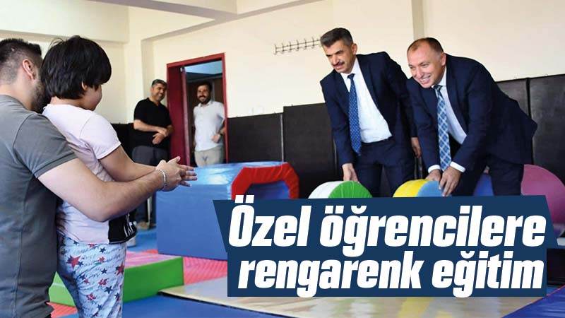 Özel çocuklara rengarenk eğitim 