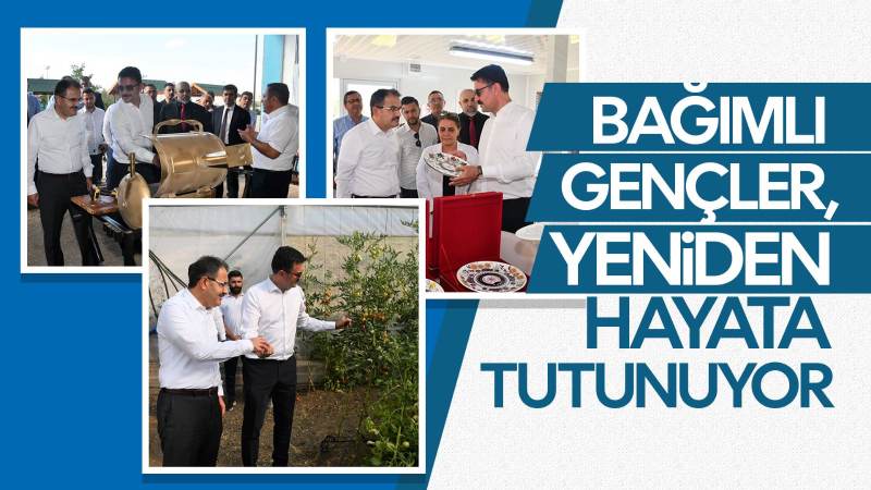 Bağımlı gençler, yeniden hayata tutunuyor 