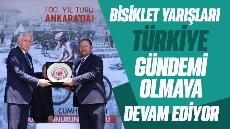Bisiklet yarışları Türkiye gündemi olmaya devam ediyor 