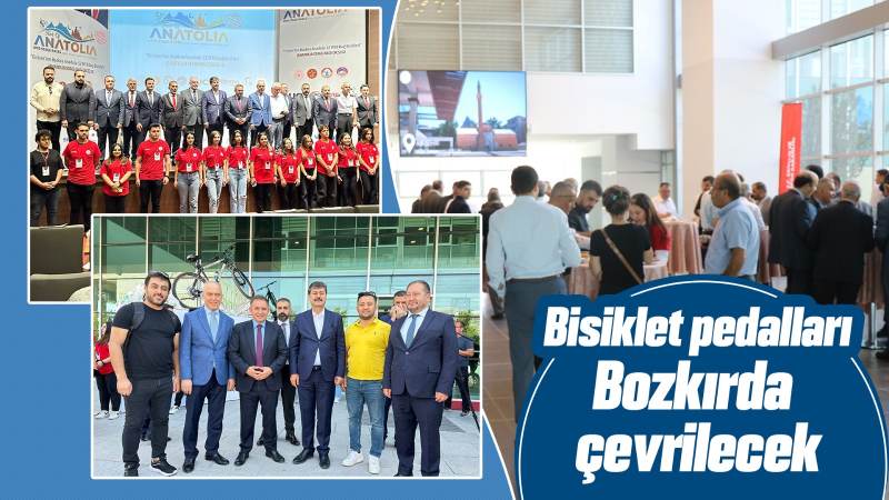 Bisiklet pedalları bozkırda çevrilecek