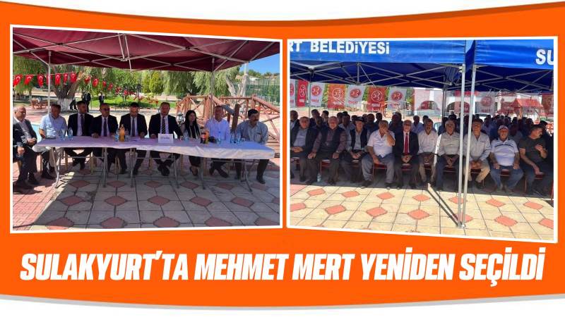 Sulakyurt’ta Mehmet Mert yeniden seçildi 