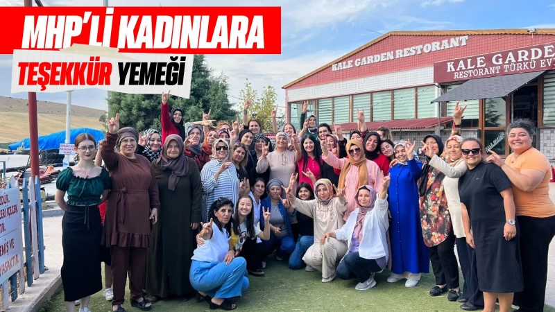 MHP’li kadınlara teşekkür yemeği 