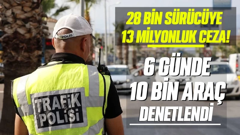 Kırıkkale'de 28 bin sürücü ceza yedi