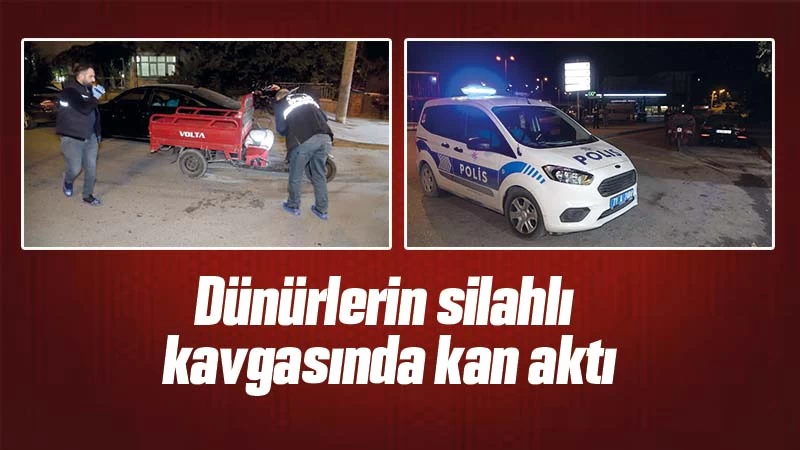 Dünürlerin silahlı kavgasında kan aktı