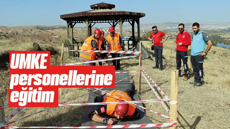 Kırıkkale’de UMKE personellerine eğitim 
