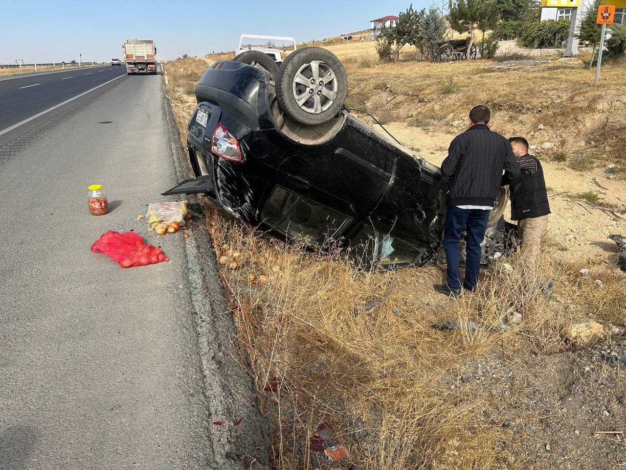 Yozgat’ta trafik kazası: 4 yaralı