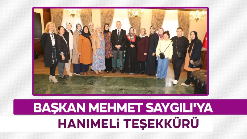 Kırıkkaleli üreten hanımeli kadınlardan Saygılı’ya teşekkür 