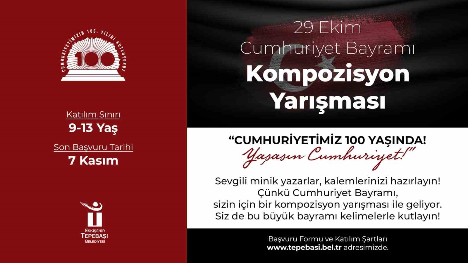 Cumhuriyetin 100’üncü yılına özel yarışma