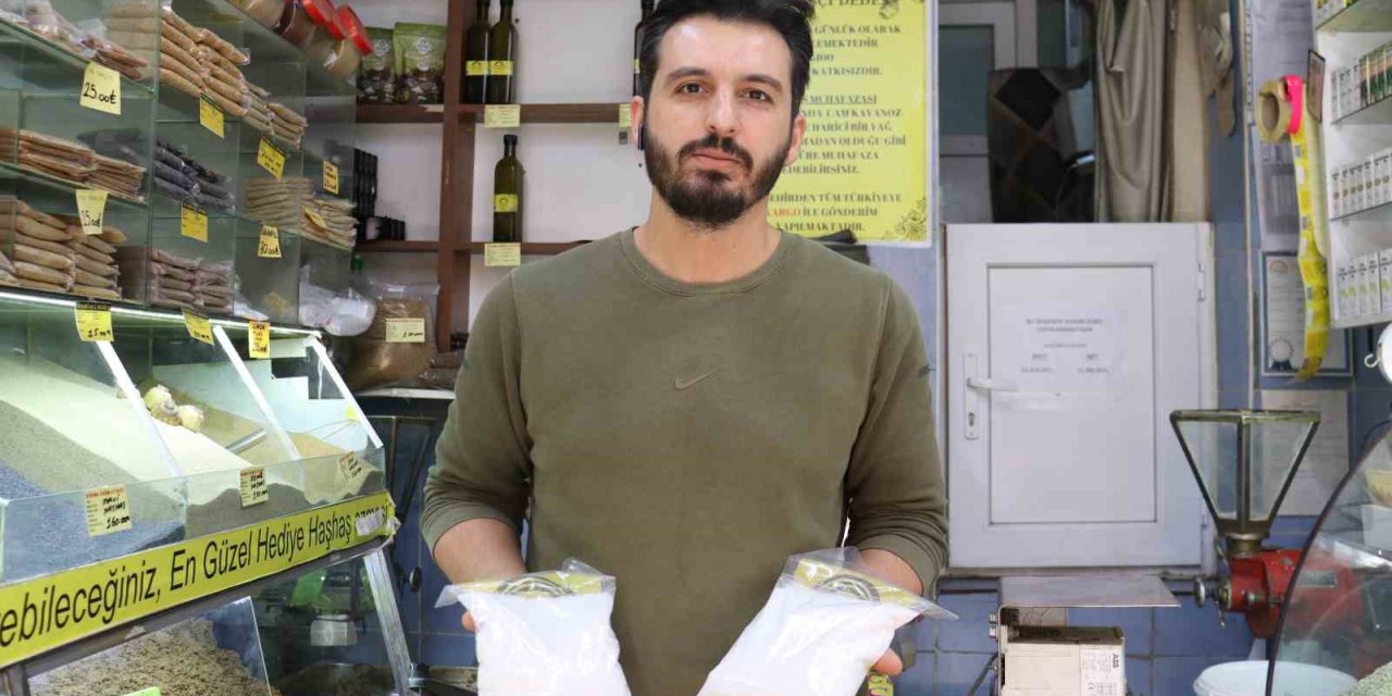 Aktar esnafından kaya tuzu önerisi