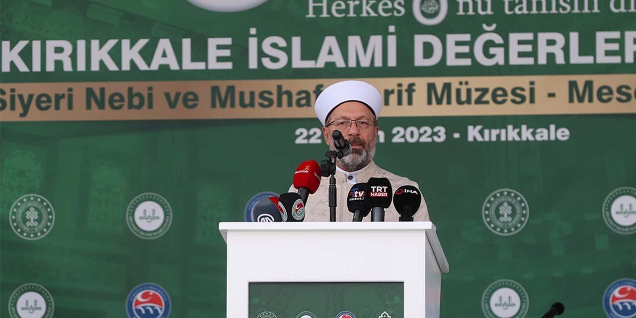 Diyanet İşleri Başkanı Erbaş’tan İslami Değerler Külliyesi’ne övgü